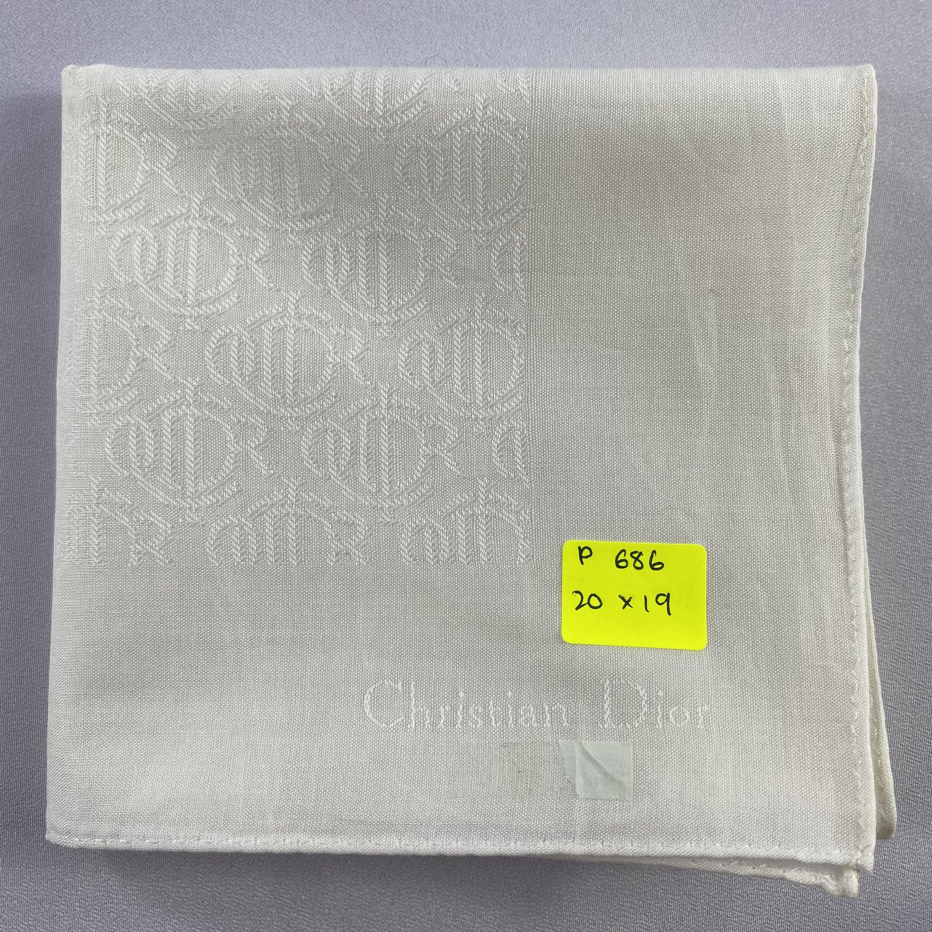 Vintage Christian Dior Monsieur Handkerchief / Neckerchief-P686 Size ONE SIZE - 7 Thumbnail
