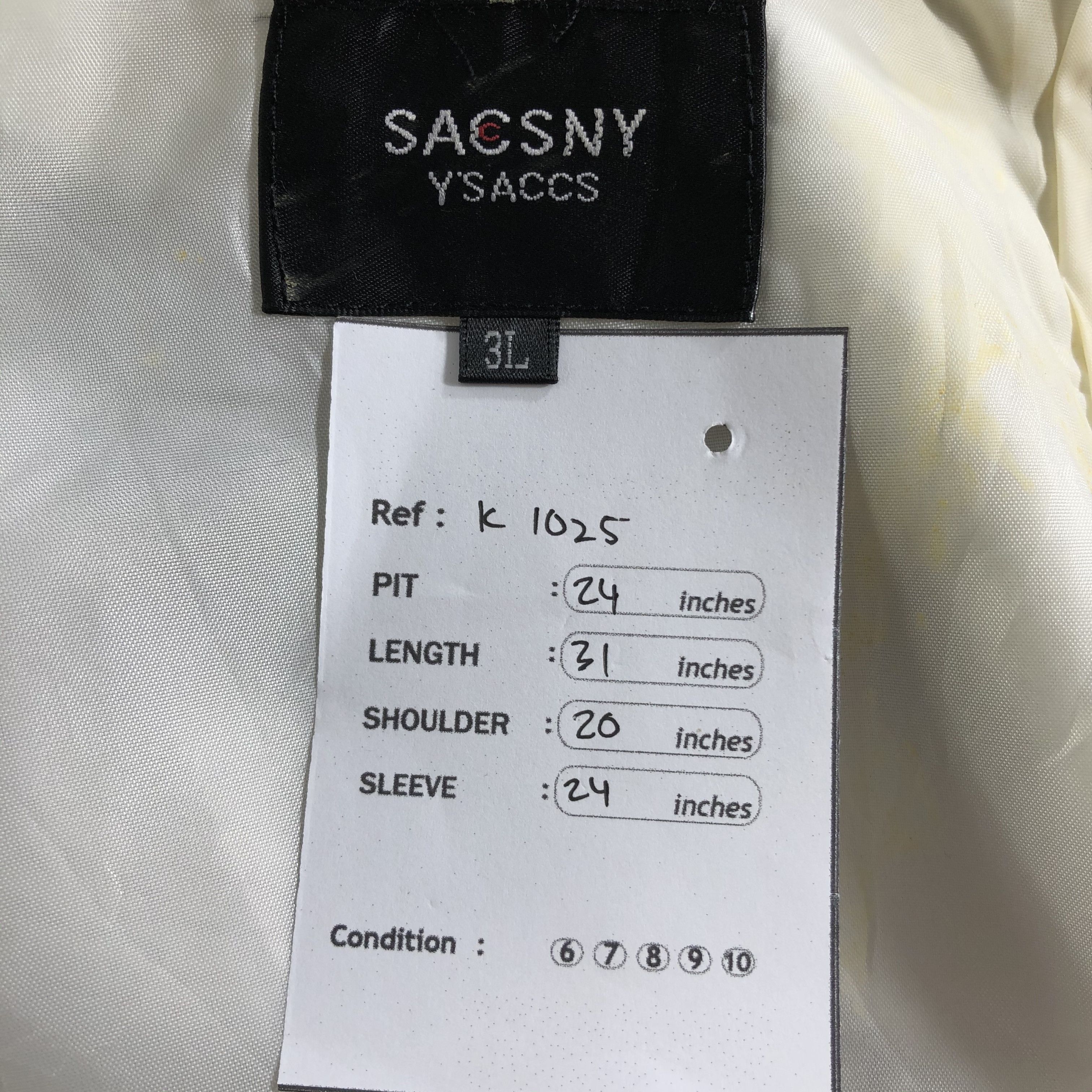 Japanese Brand SACSNY Y'SACCS Yohji Yamamoto Blazer Jacket Size US L / EU 52-54 / 3 - 9 Thumbnail