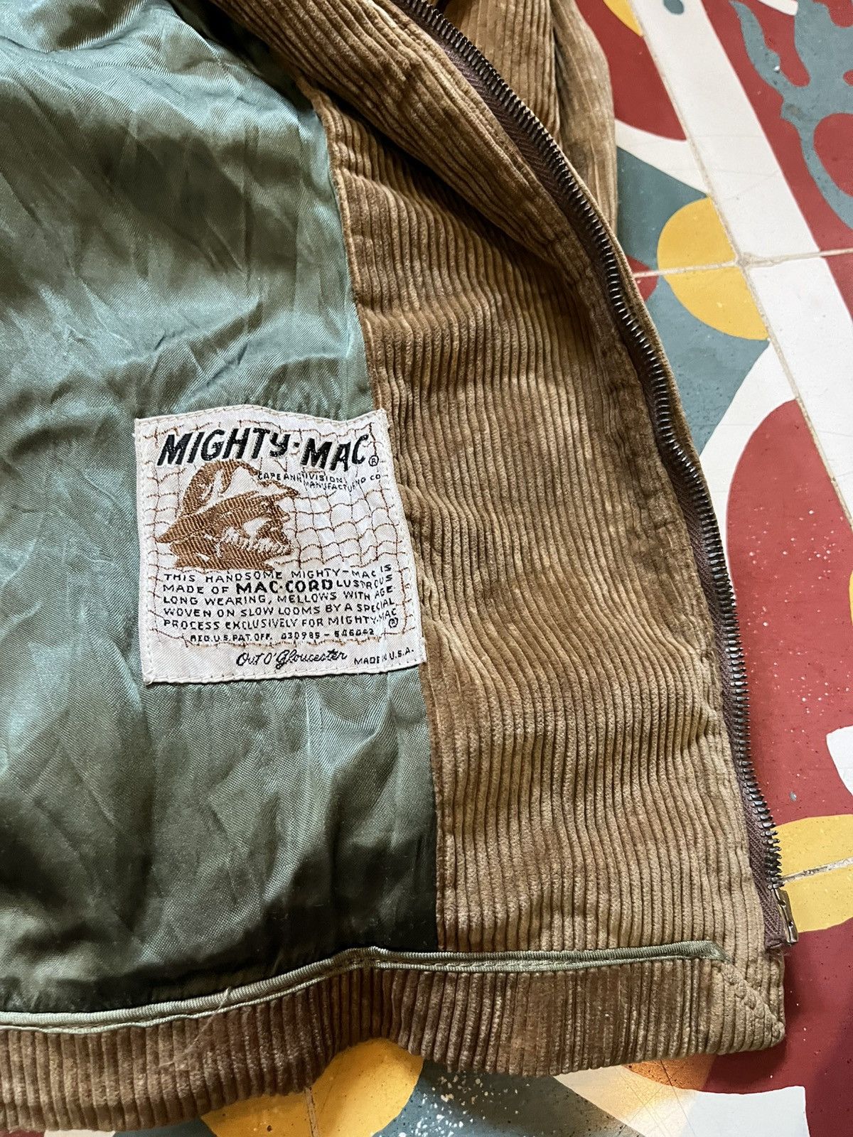 Other Vintage 1960’s Mighty Mac Corduroy Zipper Jacket Size US L / EU 52-54 / 3 - 2 Thumbnail