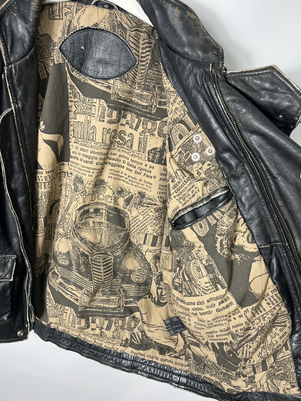 Indian Motorcycle Vintage very rare Indian Motorcycles Trapper Leather Jacket Size US M / EU 48-50 / 2 - 21 Thumbnail