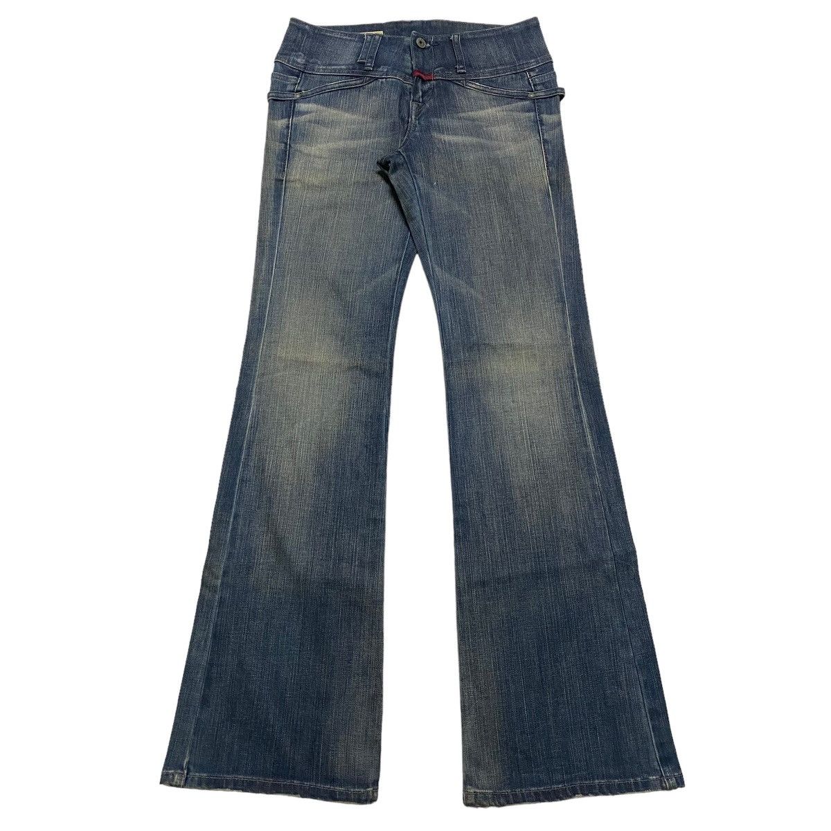 Marithe + Francois Girbaud Marithe Francois Girbaud Denim Flare Jeans Size 28" / US 6 / IT 42 - 1 Thumbnail
