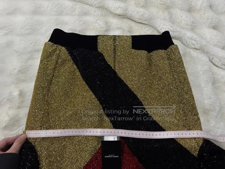 Saint Laurent Paris Saint Laurent Paris Black and Gold Men's Baseball Jacket Size US M / EU 48-50 / 2 - 8 Thumbnail