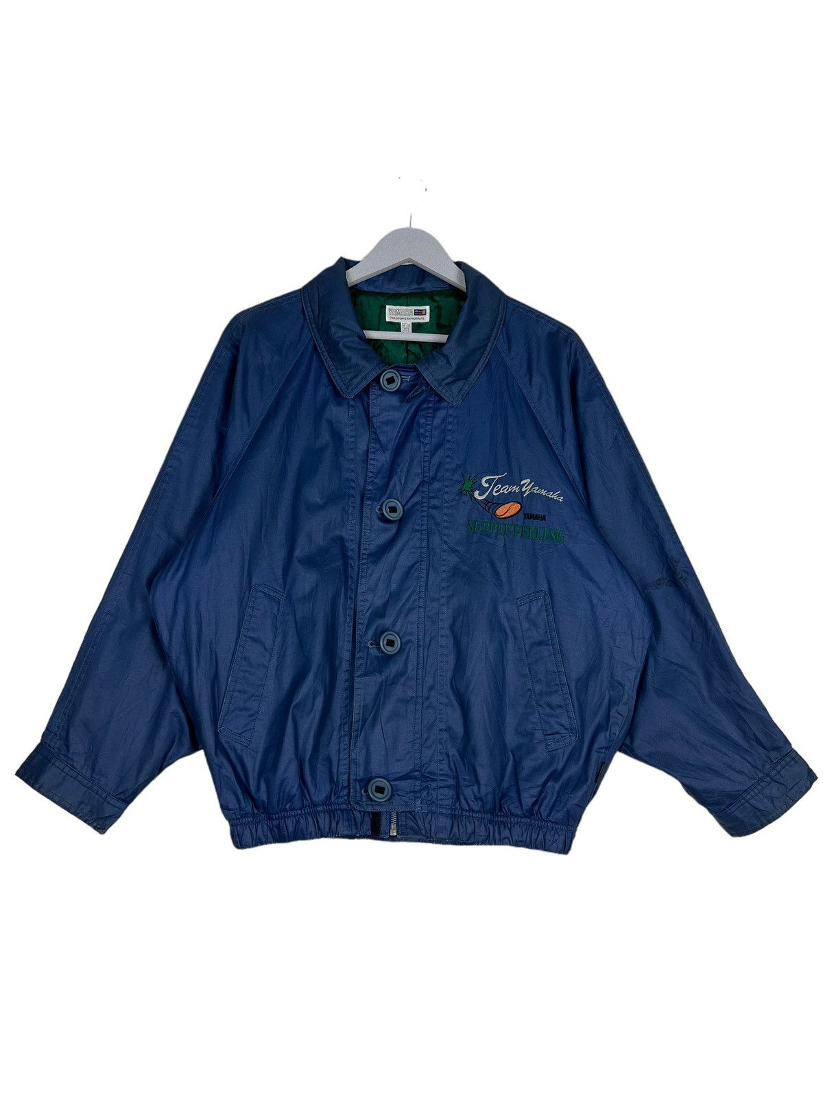 Japanese Brand 🔥 VINTAGE YAMAHA TEAM BOMBER JACKET Size US L / EU 52-54 / 3 - 3 Thumbnail