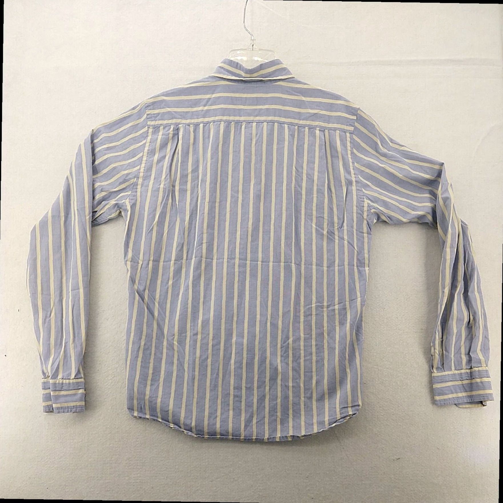 Abercrombie & Fitch Abercrombie Fitch Mens L Long Sleeve Striped Muscle Button Up Blue Stripe Shirt Size US L / EU 52-54 / 3 - 2 Thumbnail