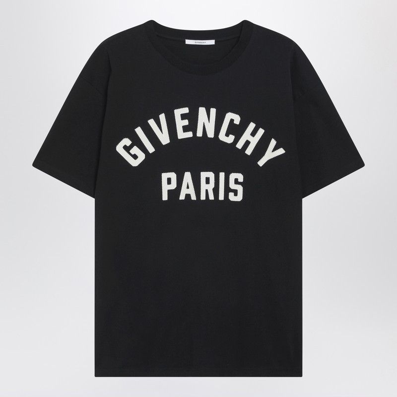 Givenchy Black Short-Sleeve Logo T-Shirt