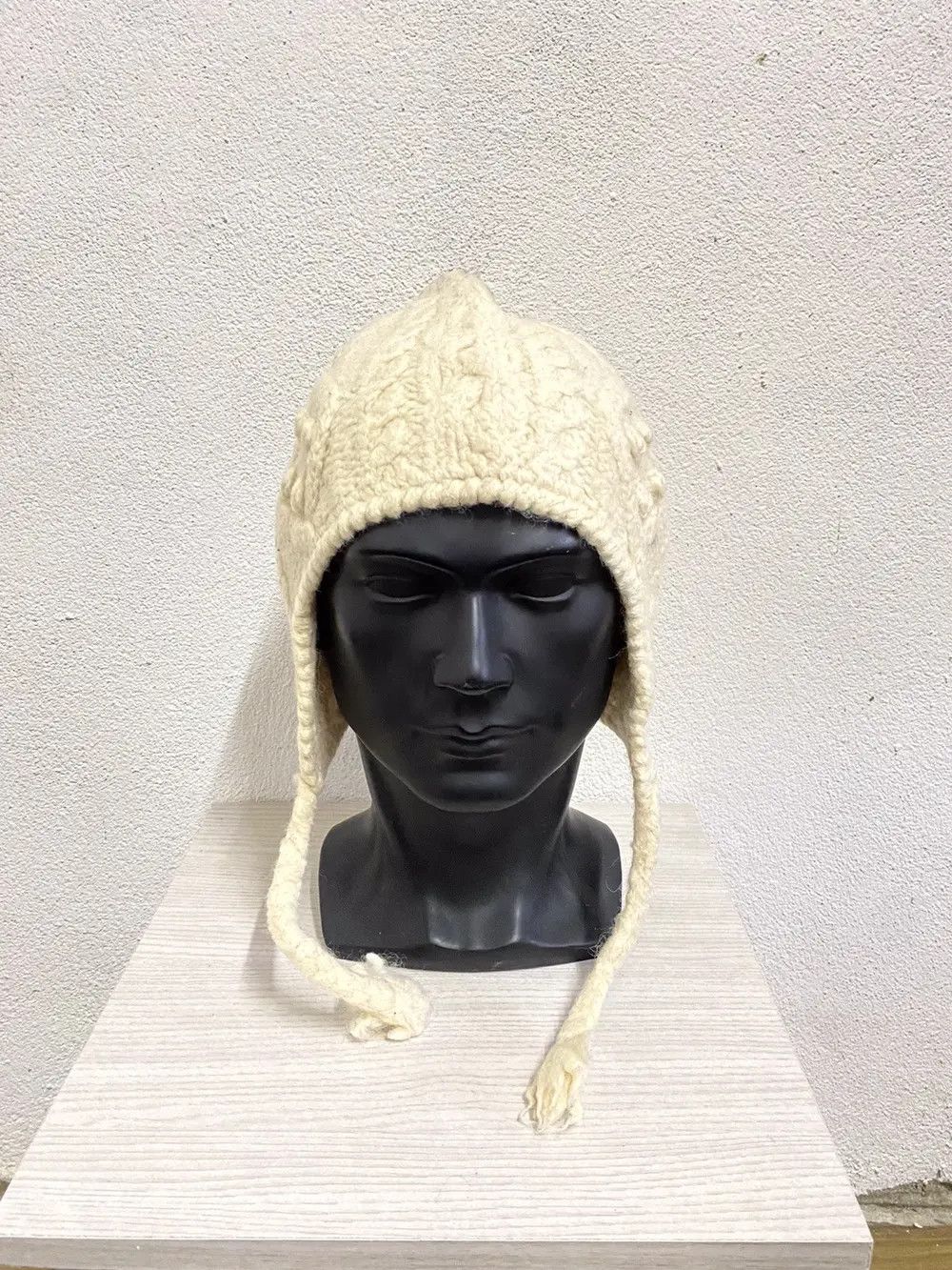 Japanese Brand Japanese Brand Knit Earflap Beanie Hat Size ONE SIZE - 3 Thumbnail