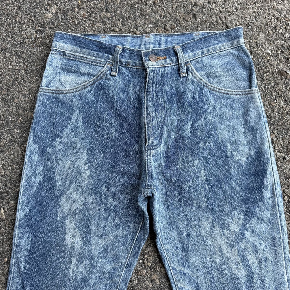 Wrangler Vintage Wrangler Flare Faded Denim Jean Pants Size US 30 / EU 46 - 2 Thumbnail