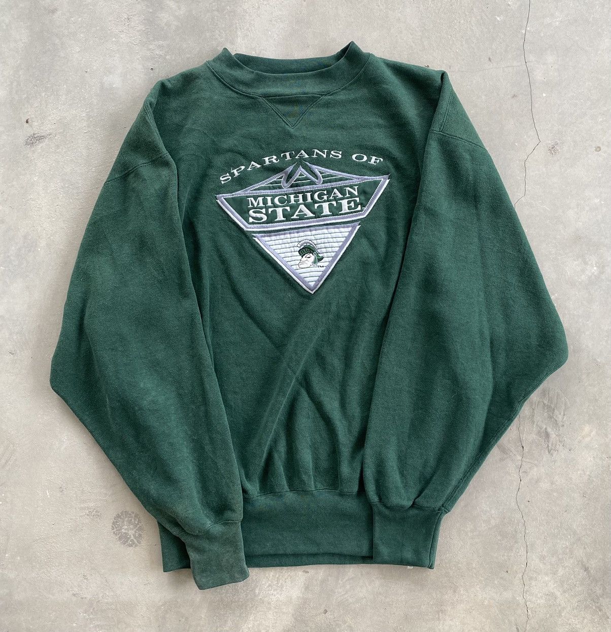 Midwest Kids × Vintage VINTAGE MIDWEST EMBROIDERY MICHIGAN STATE SPELLOUT TEE Size US M / EU 48-50 / 2 - 1 Thumbnail