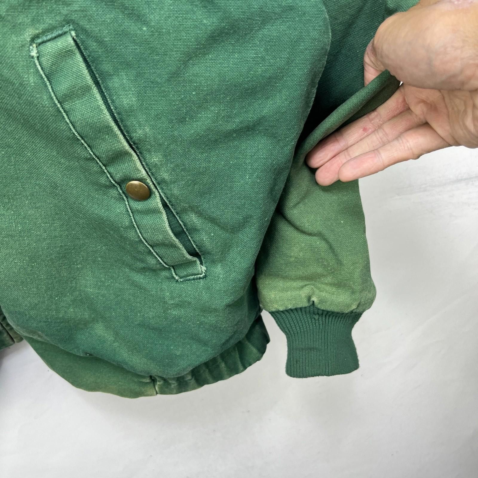 John Deere Vintage 90s John Deere Faded Hooded Zip-Up Jacket Large Size US L / EU 52-54 / 3 - 4 Thumbnail
