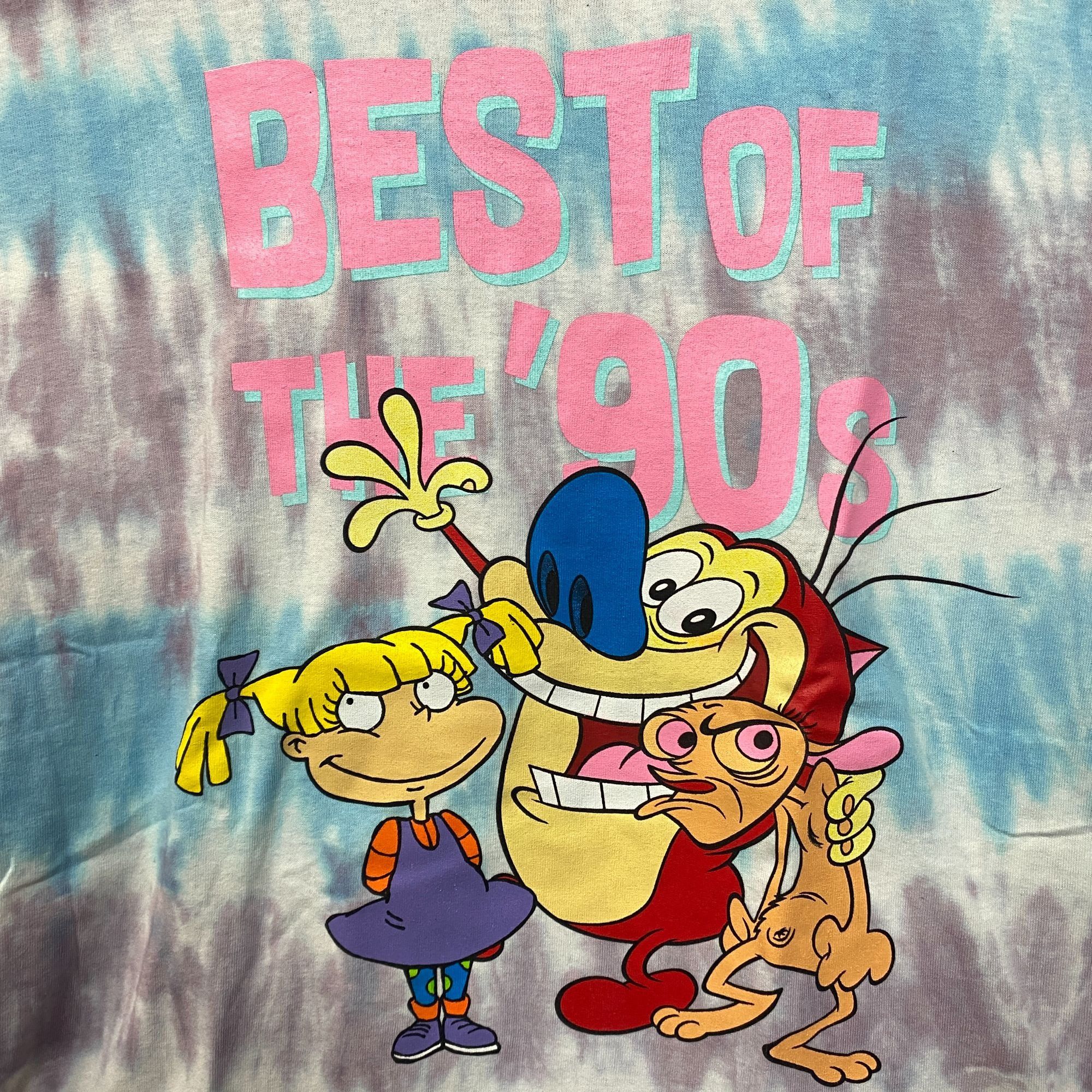 Nickelodeon Nickelodeon Best Of The 90's Cartoons Tie Dye T-Shirt XL Size US XL / EU 56 / 4 - 2 Thumbnail