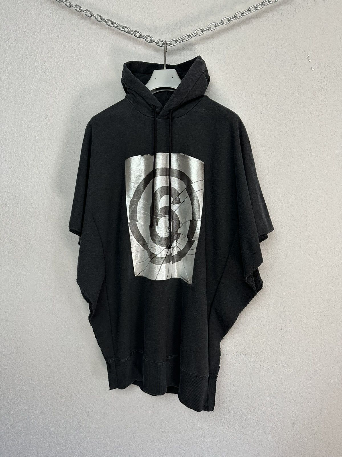Maison Margiela MM6 Maison Martin Margiela Oversized Hoodie Dress Big Logo Size XS / US 0-2 / IT 36-38 - 8 Thumbnail