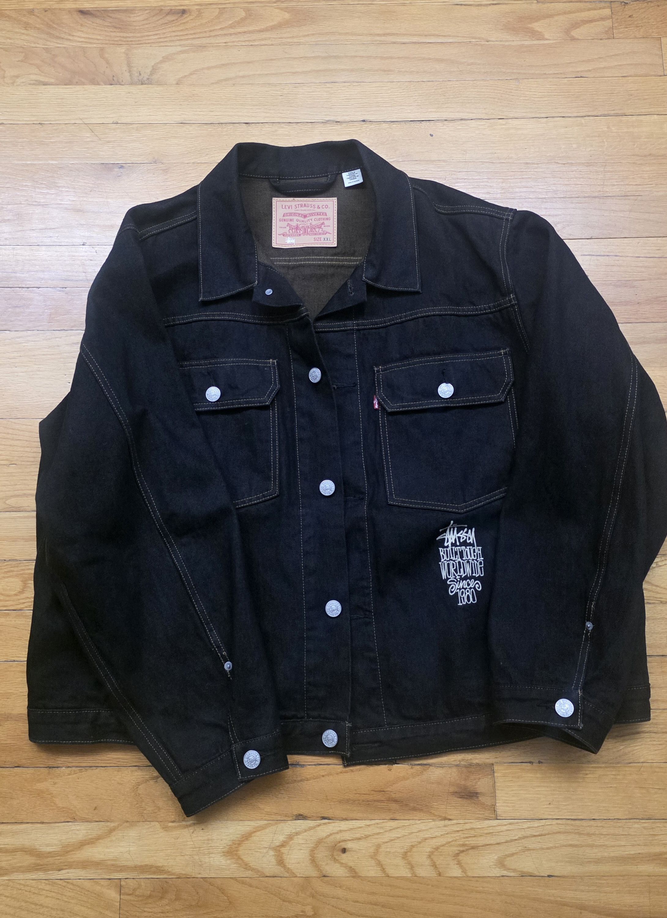 Stussy x Levi's Crispy Rinse Trucker Jacket