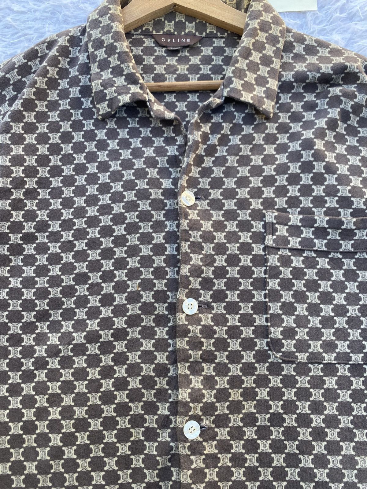 Celine Rare Vintage CELINE Monogram Pajamas Logos Size US L / EU 52-54 / 3 - 10 Thumbnail