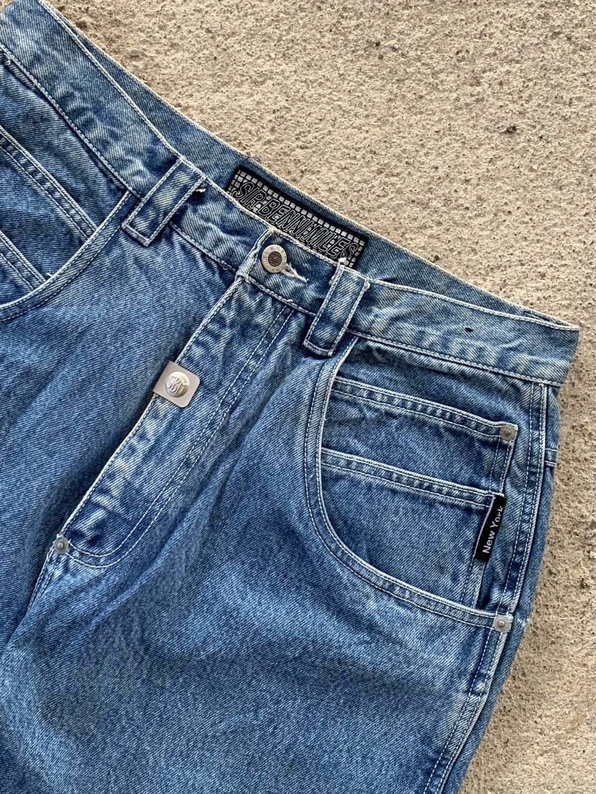 JNCO × Vintage Vintage SBM Sir benni miles new york baggy jeans Size US 31 - 8 Thumbnail