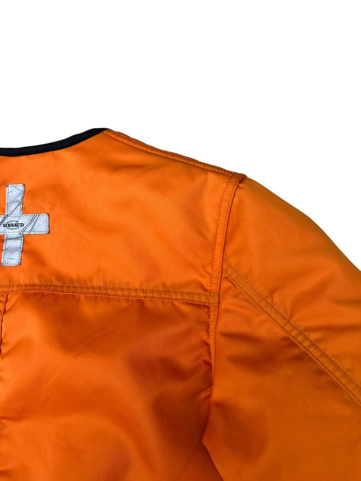 Marithe + Francois Girbaud Vintage 90s Marithe Francois Girbaud Orange Cropped Jacket Size US M / EU 48-50 / 2 - 20 Thumbnail