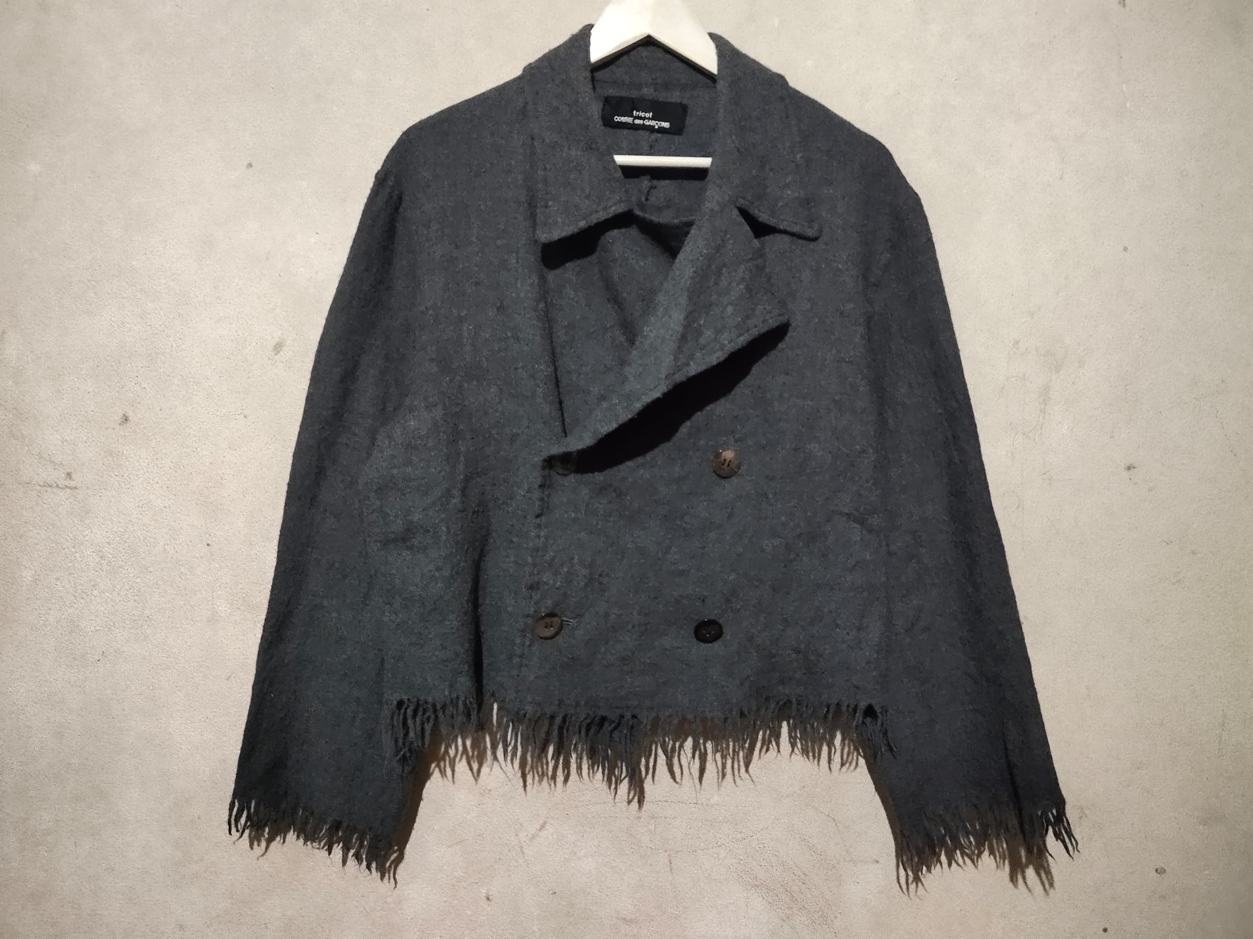 Vintage AD1992 Tricot Comme Des Garcons Wool Jacket