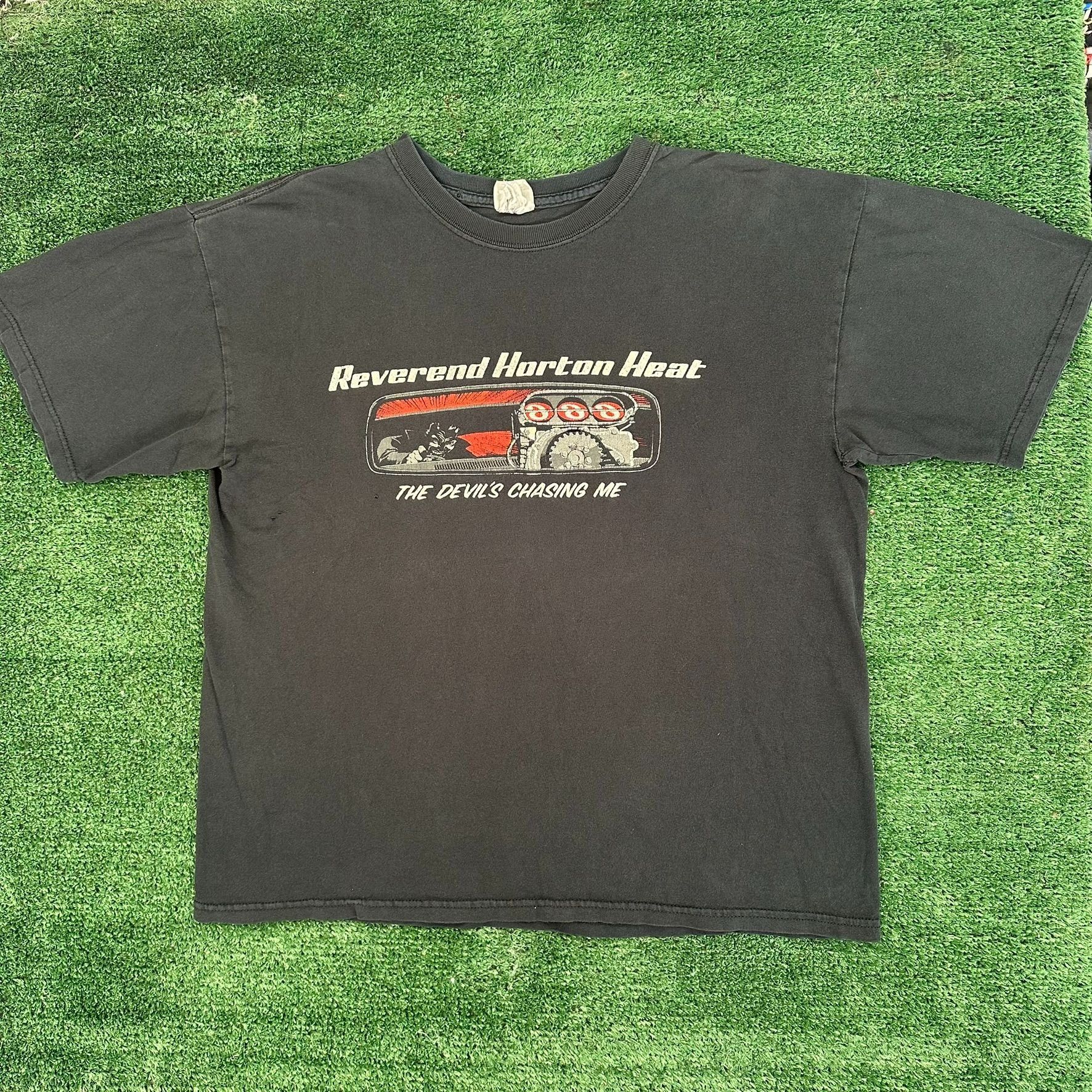 Band Tees Vintage Y2K Reverend Horton Heat T-Shirt Psychobilly Black M Size US M / EU 48-50 / 2 - 1 Thumbnail