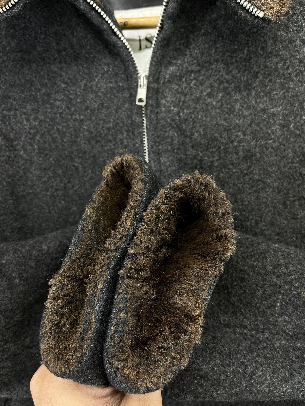 Issey Miyake Vintage Issey Miyake Sunao Kuwahara Fur Wool Jacket Size S / US 4 / IT 40 - 12 Thumbnail