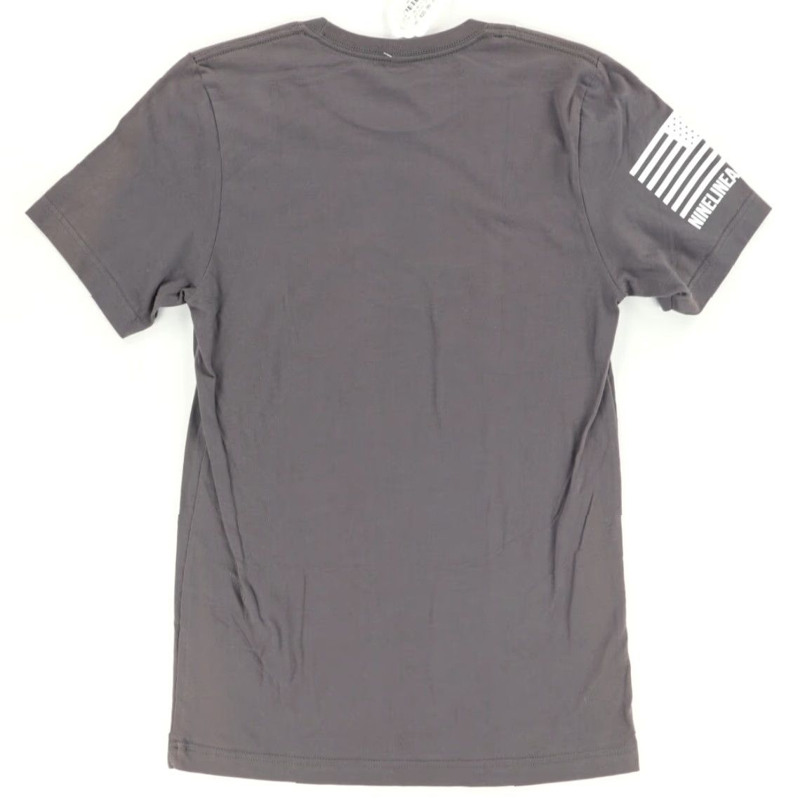 Vintage Nine Line Veteran USA Solid T-Shirt Gray Men's S Shirt Size US S / EU 44-46 / 1 - 4 Thumbnail