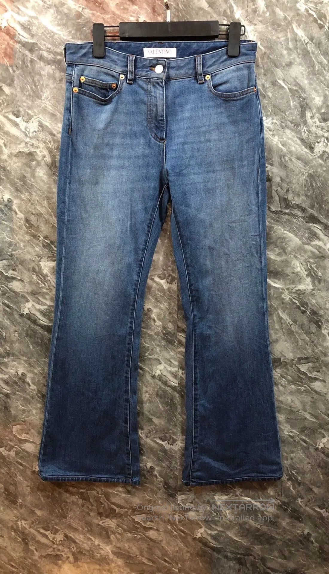 Valentino Valentino Blue Flared Denim Jeans. Size US 29 - 2 Thumbnail