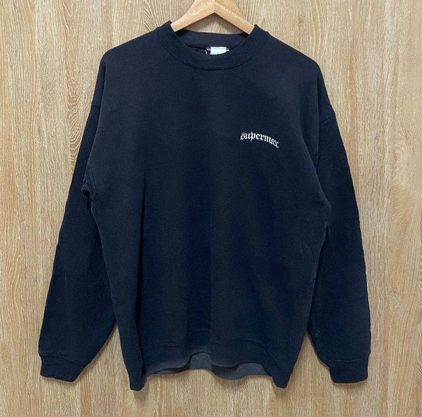 Vintage Vtg 90s Supermax Sweater USA Size US L / EU 52-54 / 3 - 3 Thumbnail