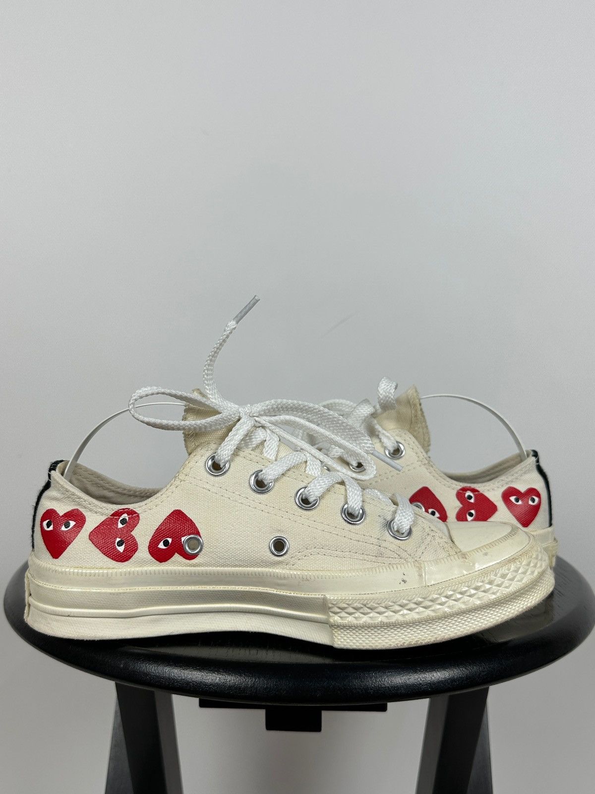 Comme des Garcons Comme Des Garçons x Chuck Taylor Converse All Star Low Top Size US 5 / IT 35 - 8 Thumbnail