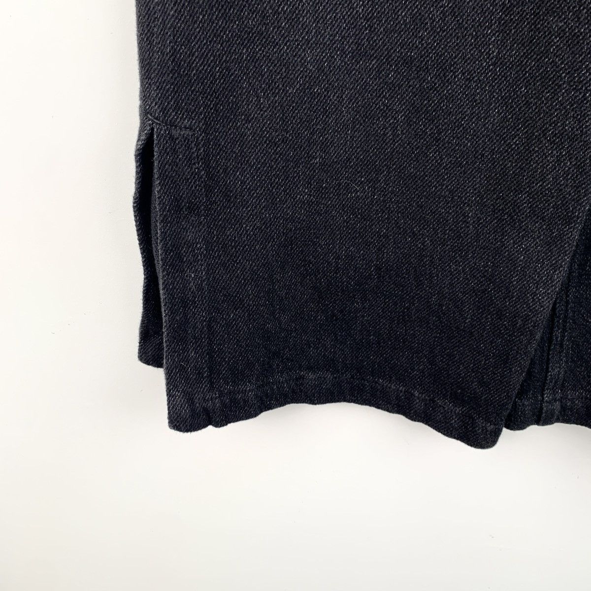 Chanel Chanel Black Logo Emblem Casual Wide-Leg Denim Pants K26WX Size 24" / US 00 / IT 34 - 4 Thumbnail