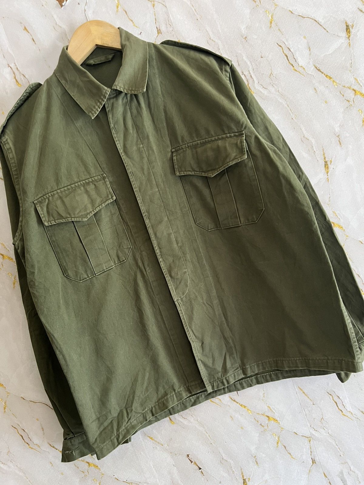 Vintage Vintage 1982 Belgian Army Jacket – Begetex Military Surplus Size US M / EU 48-50 / 2 - 4 Thumbnail