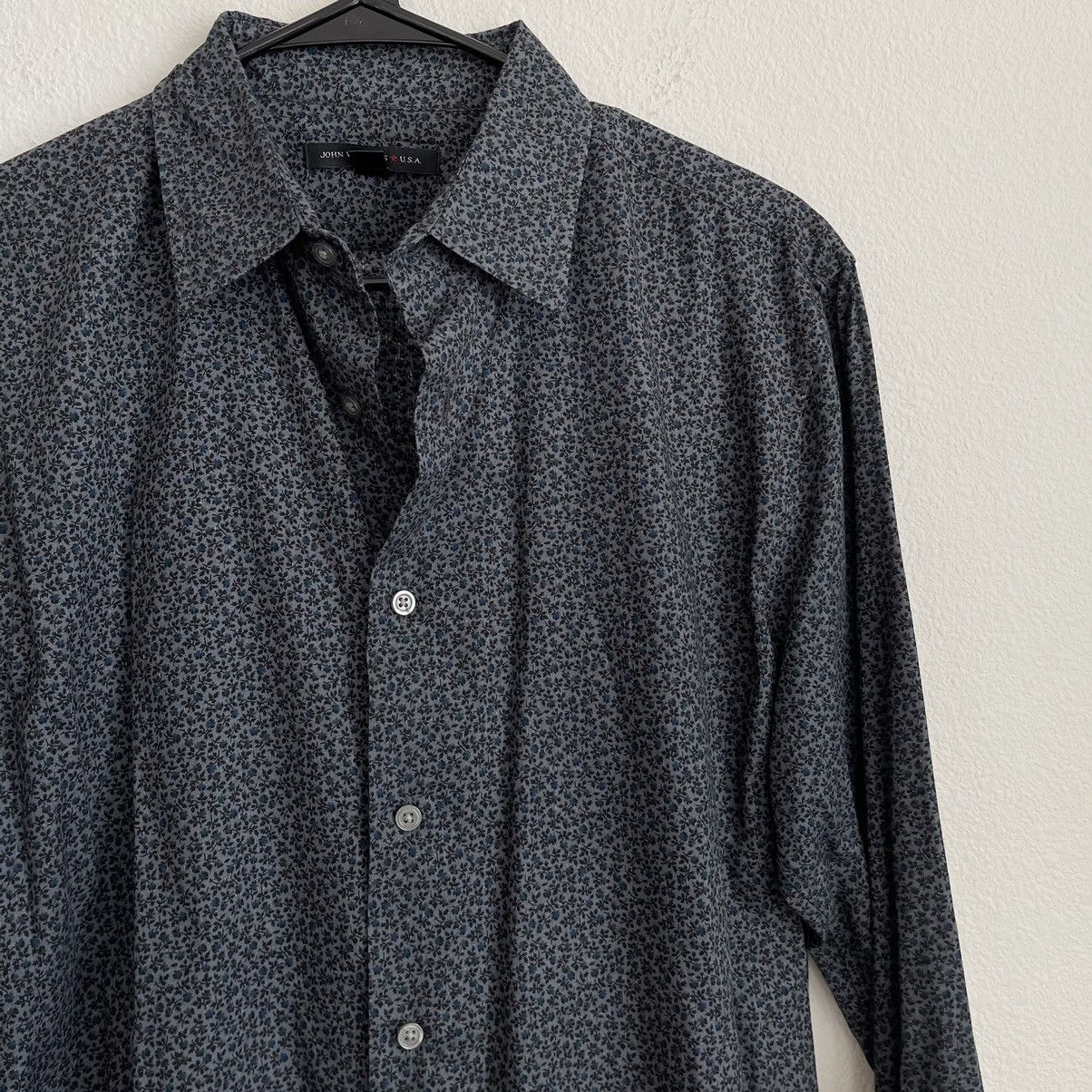 John Varvatos Star USA Floral Button Down Long Sleeve Shirt