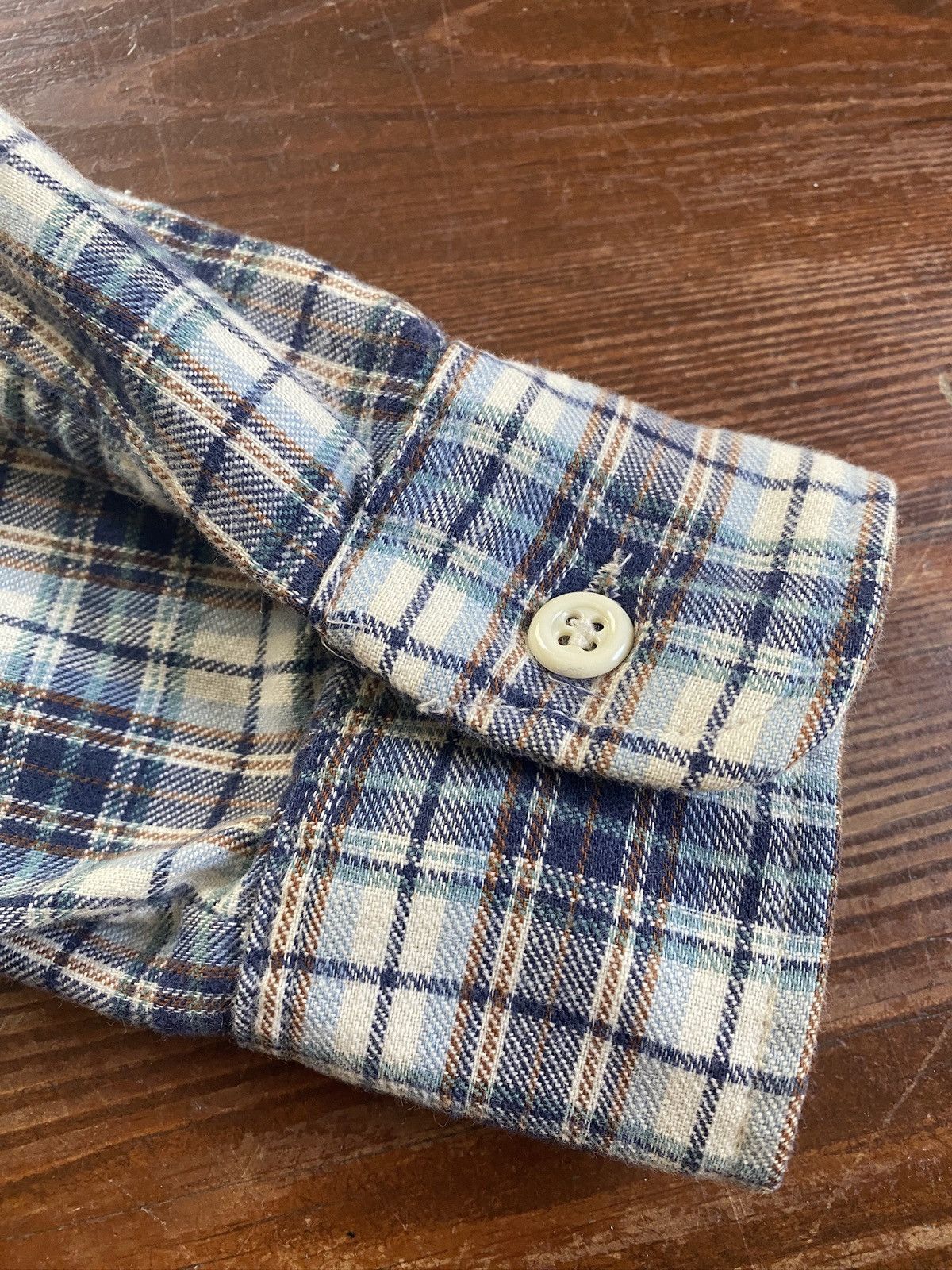 Levi's Vintage 70’s Levi’s White Tab Plaid Flannel Button Up Shirt Size US M / EU 48-50 / 2 - 15 Thumbnail
