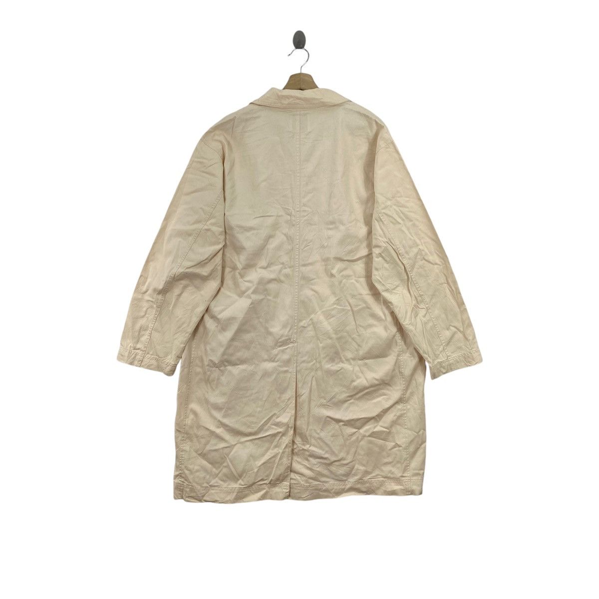 Japanese Brand COEN Japanese Brand Multi Pockets Button Up Cream Parka Size US L / EU 52-54 / 3 - 3 Thumbnail