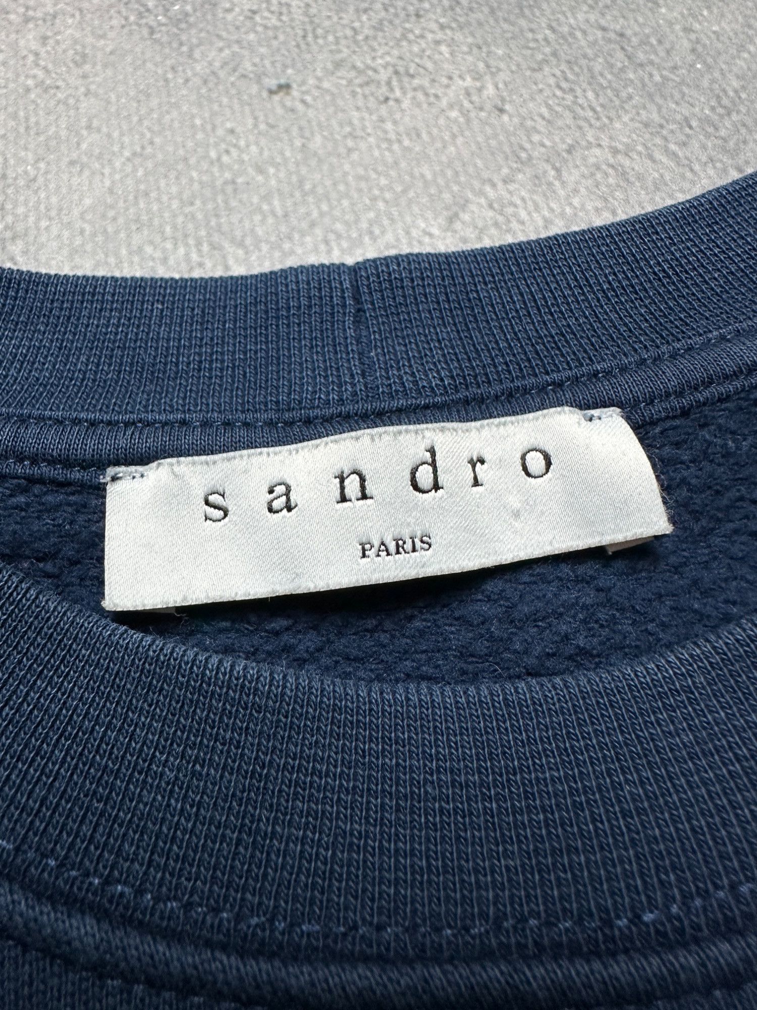Sandro Sandro Crewneck Paris Flocked Sweatshirt Amour Central Logo Size US M / EU 48-50 / 2 - 2 Thumbnail