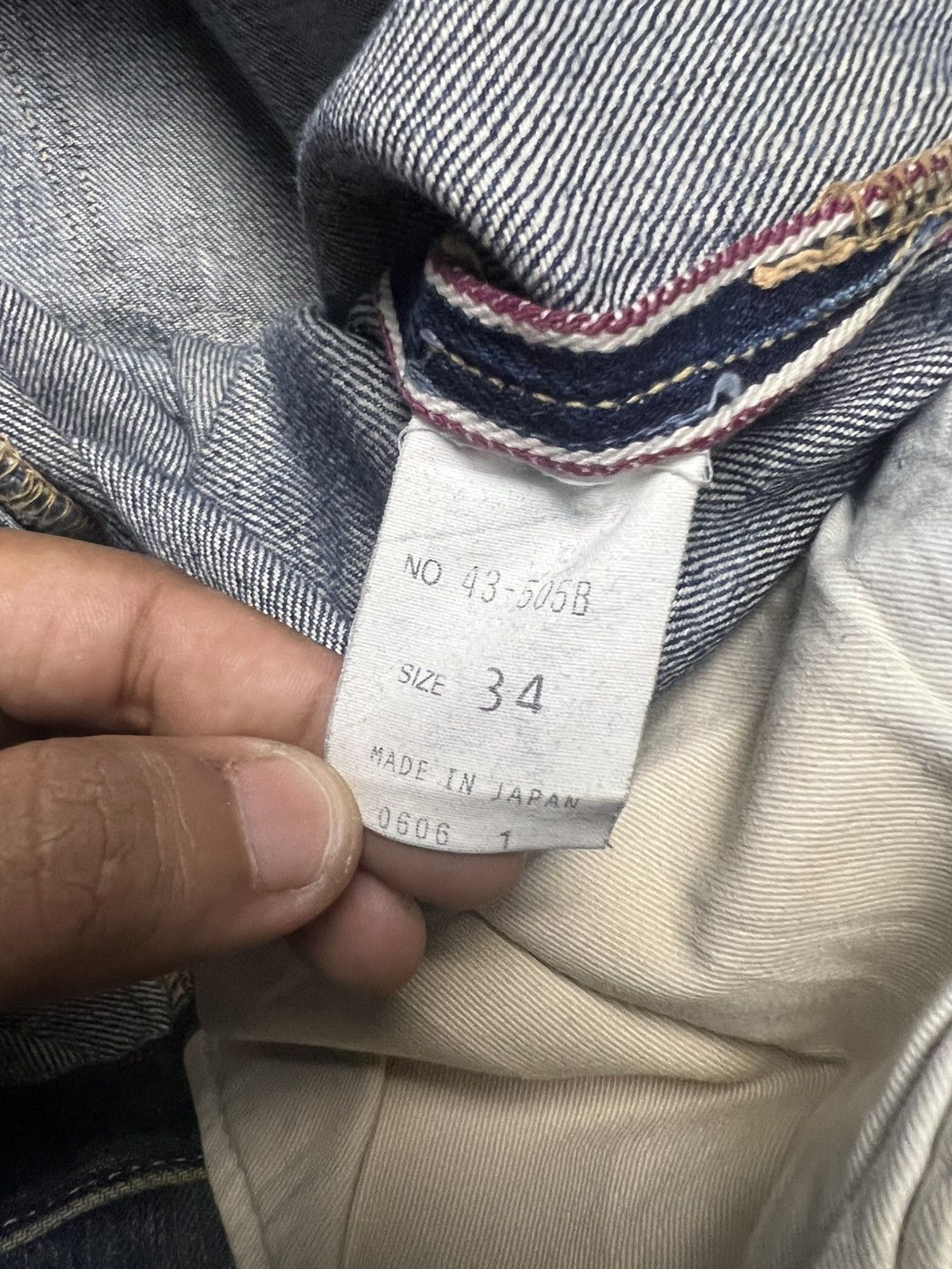 Spellbound SPELLBOUND Japan Selvedge Denim - Redline Selvedge (45) Size US 34 / EU 50 - 10 Thumbnail