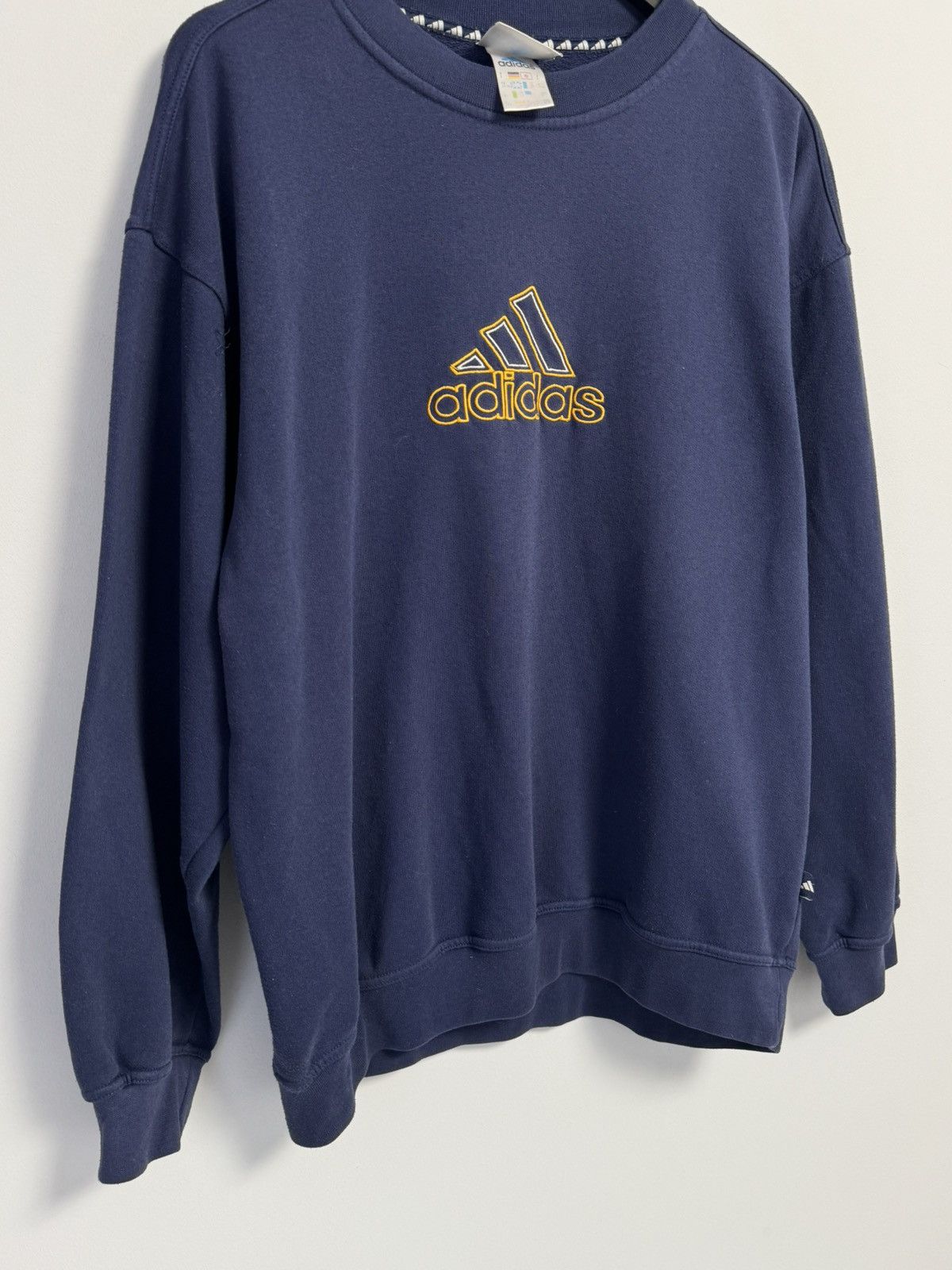 Adidas Adidas Sweatshirt Vintage 90’S Big Logo Style Size US M / EU 48-50 / 2 - 9 Thumbnail