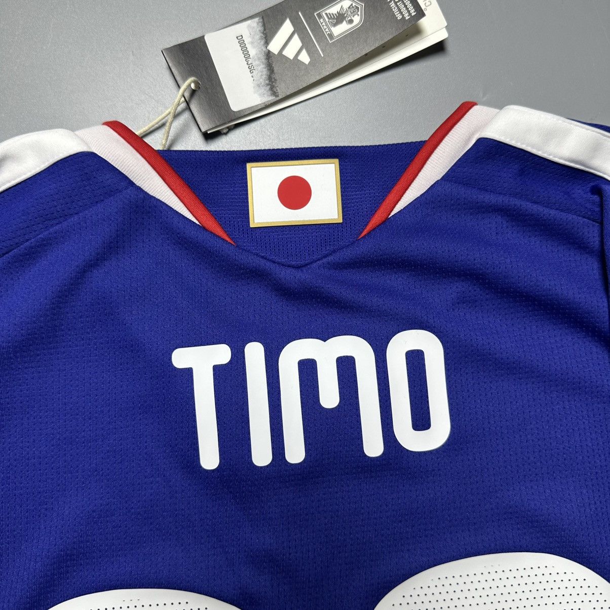 Adidas JAPAN ADIDAS 2026 WORLD CUP FOOTBALL SOCCER HOME JERSEY Size US L / EU 52-54 / 3 - 9 Thumbnail