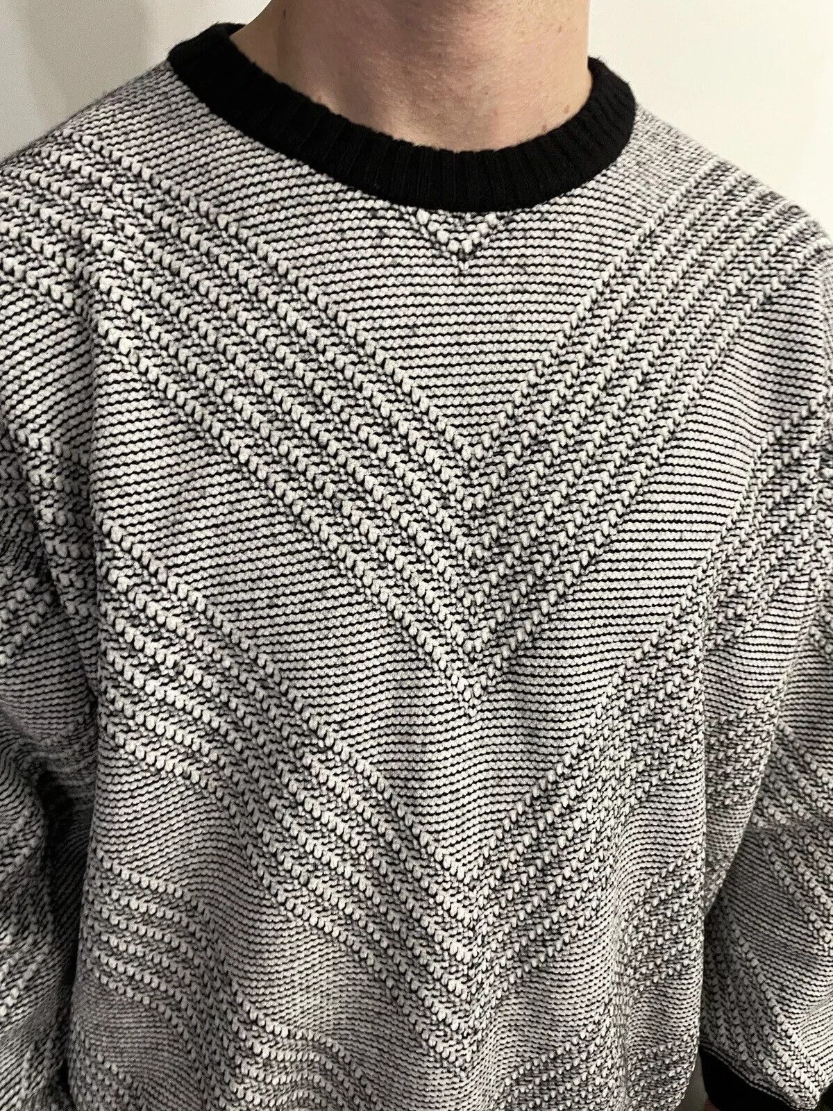 Cortigiani Cortigiani Wool Sweater Mens Gray Pullover Knit size IT-54 Size US M / EU 48-50 / 2 - 5 Thumbnail