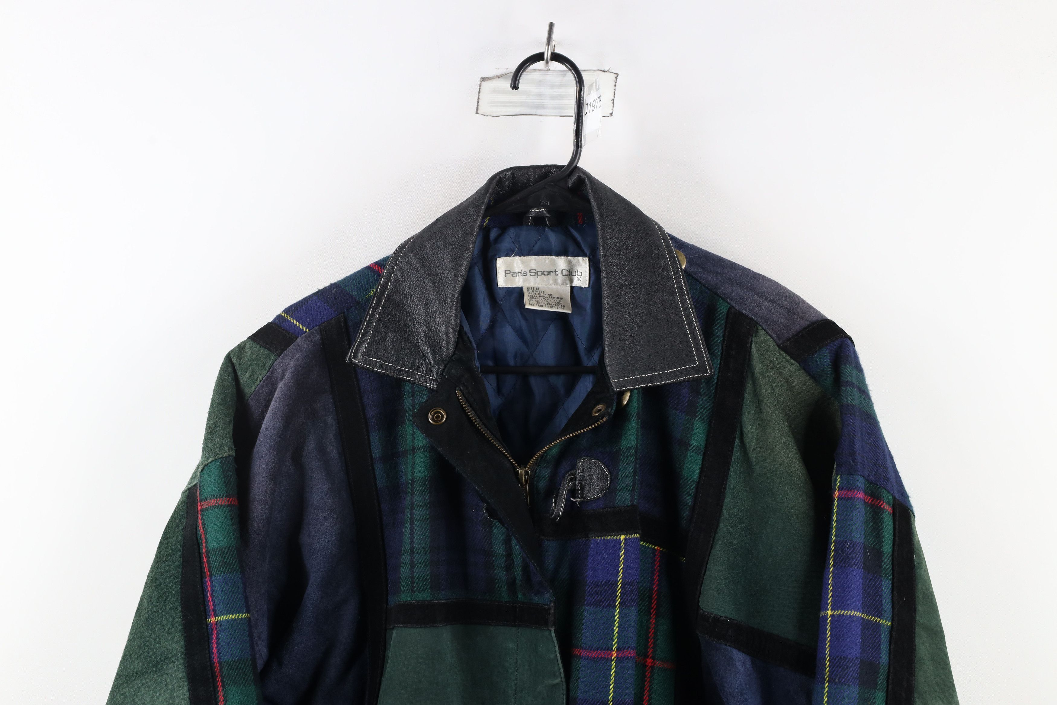 Vintage Vintage 90s Streetwear Suede Leather Toggle Button Jacket Size US M / EU 48-50 / 2 - 2 Thumbnail