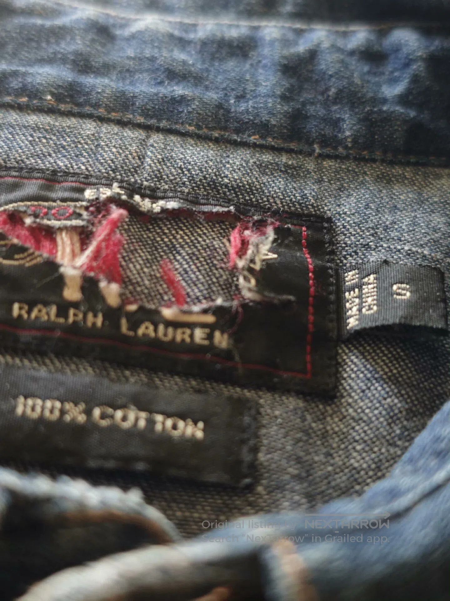 RRL Ralph Lauren Vintage RRL Denim Shirt (Discontinued). Size US S / EU 44-46 / 1 - 4 Thumbnail