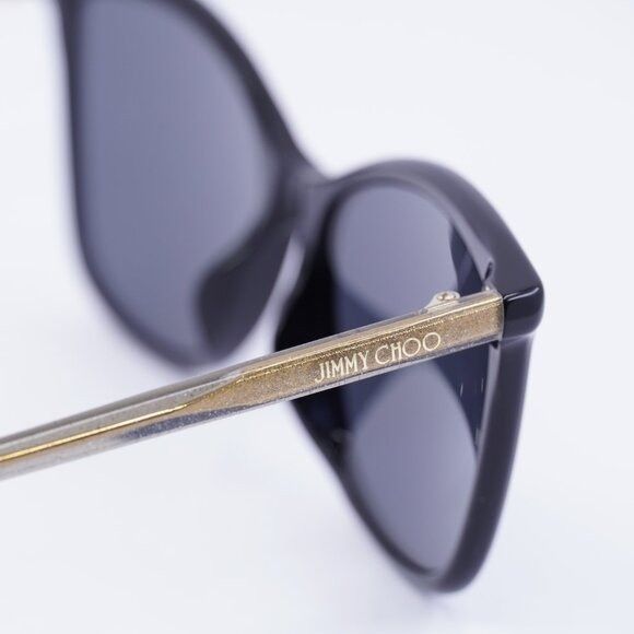 Jimmy Choo Jimmy Choo BA/G/S 0807 IR Sunglasses Black/Crystal Cat Eye Size ONE SIZE - 7 Thumbnail