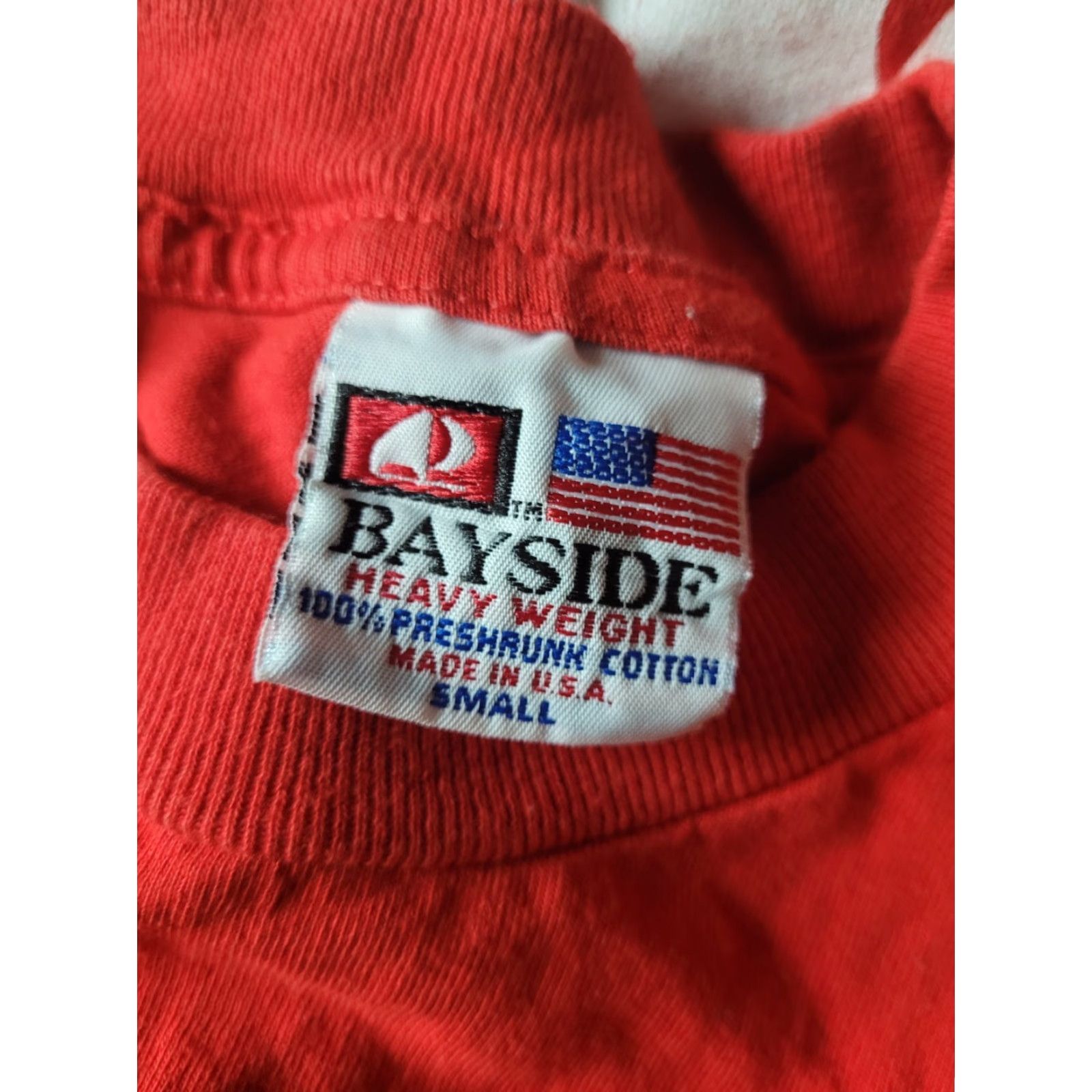 Vintage VINTAGE UAW Dana Unit Local 12 Union Solidarity Bayside T-Shirt Small Red Cotton Crew Neck Short Sleeve Men Graphic Tee Size US S / EU 44-46 / 1 - 4 Thumbnail