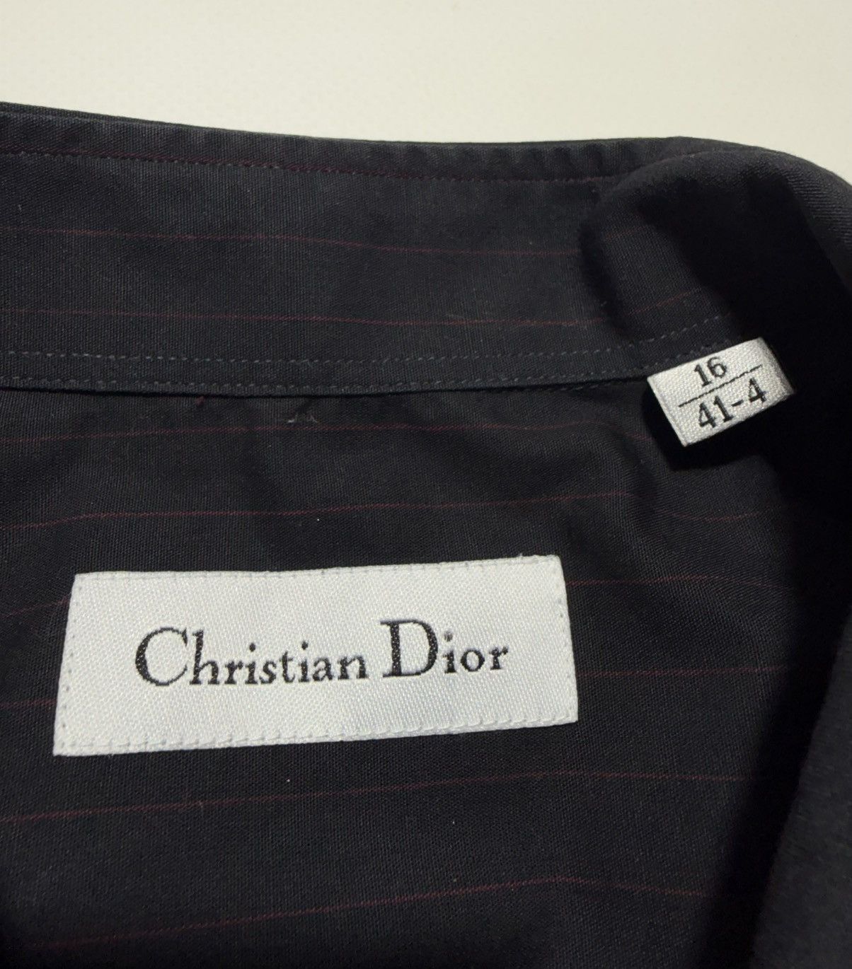 Christian Dior Monsieur Vintage Cristian Dior Stripped Shirt Size US L / EU 52-54 / 3 - 7 Thumbnail