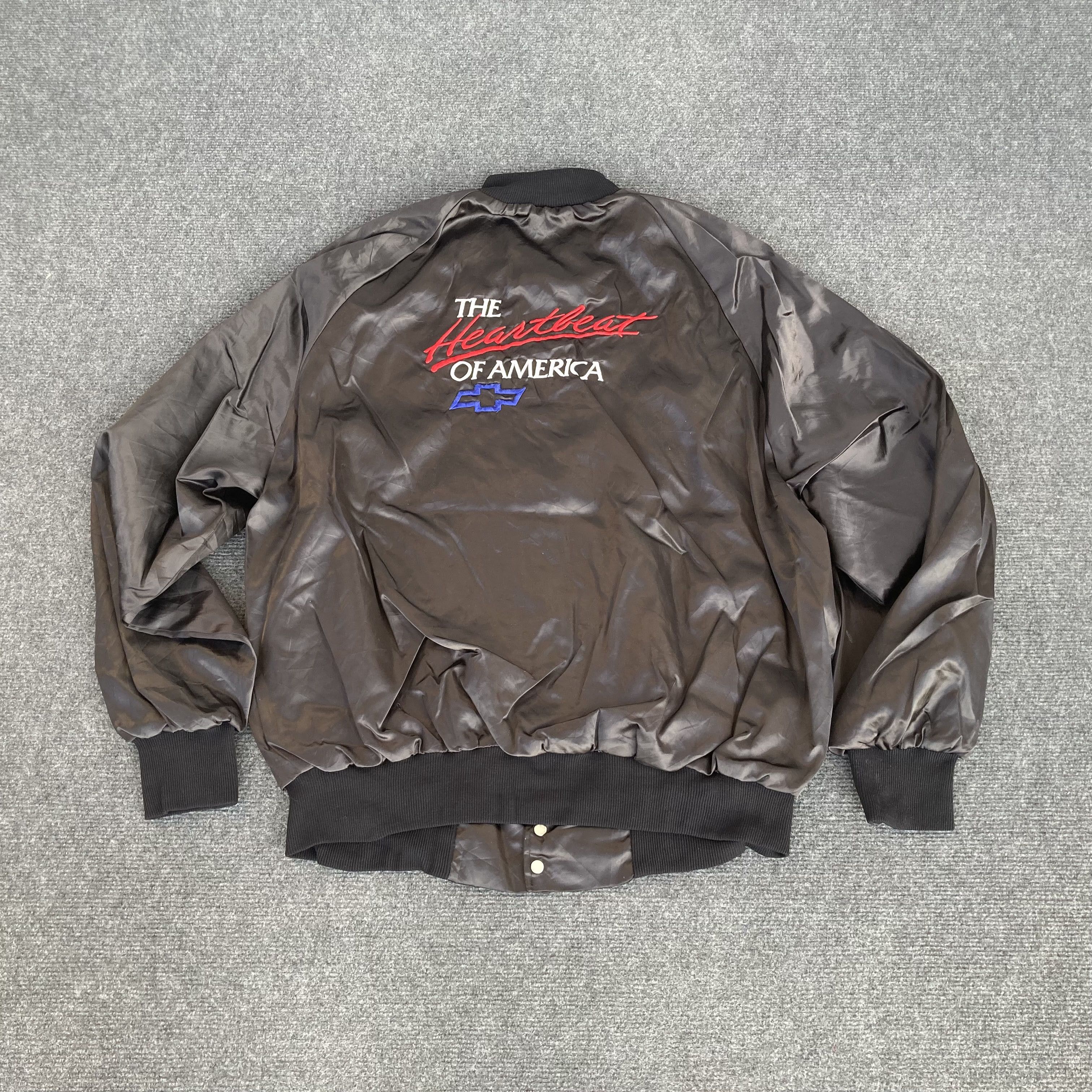 Vtg The Heartbeat Of America Chevrolet Racing 90s Sweater
