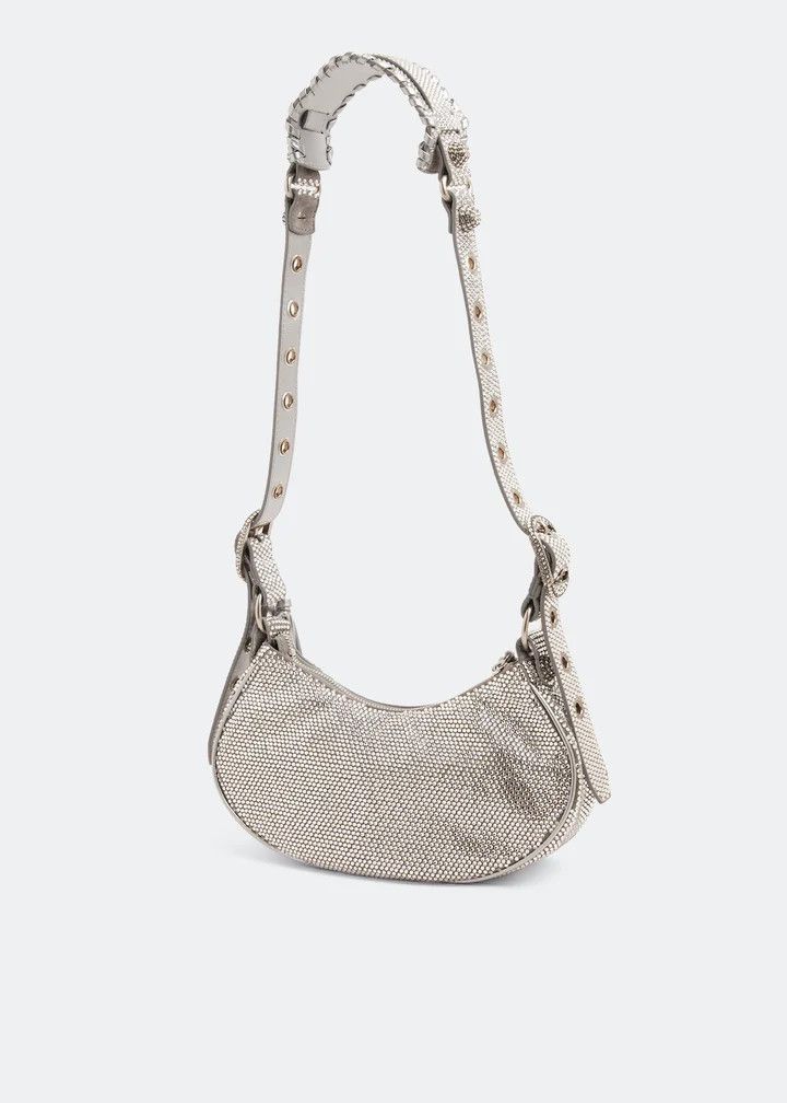 Balenciaga o1tr1nto0426 Size: OS / Le Cagole Shoulder Bag Rhinestones Size ONE SIZE - 3 Thumbnail