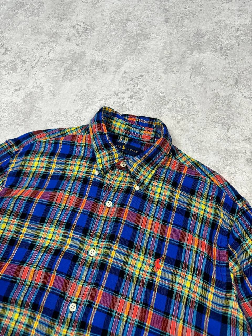 Polo Ralph Lauren Polo Ralph Lauren Flannel Shirt Button Ups Plaid Travis Size US XL / EU 56 / 4 - 6 Thumbnail