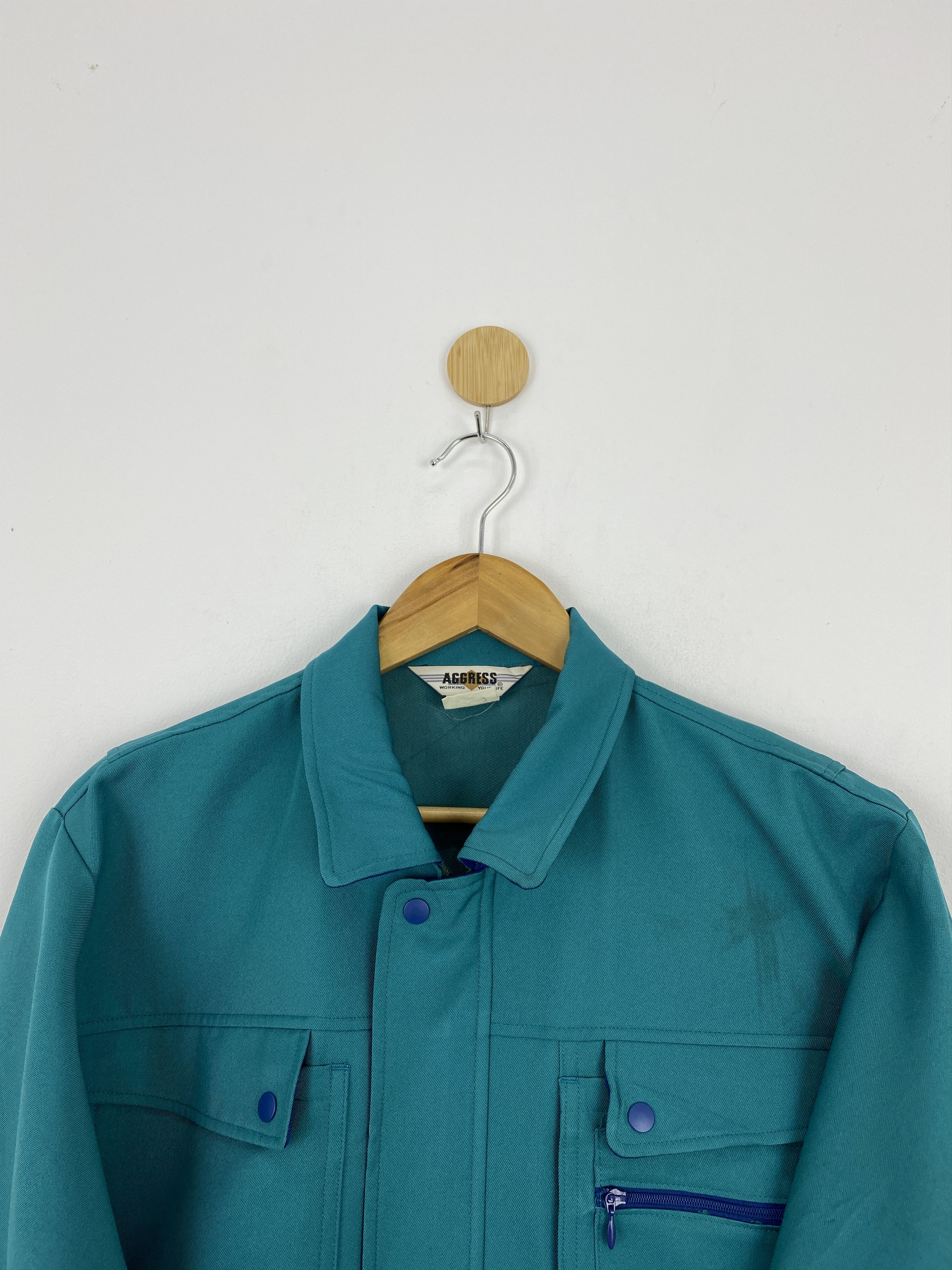 Japanese Brand Vintage Japanese Brand Denim Workers Jacket J1783 Size US L / EU 52-54 / 3 - 2 Thumbnail