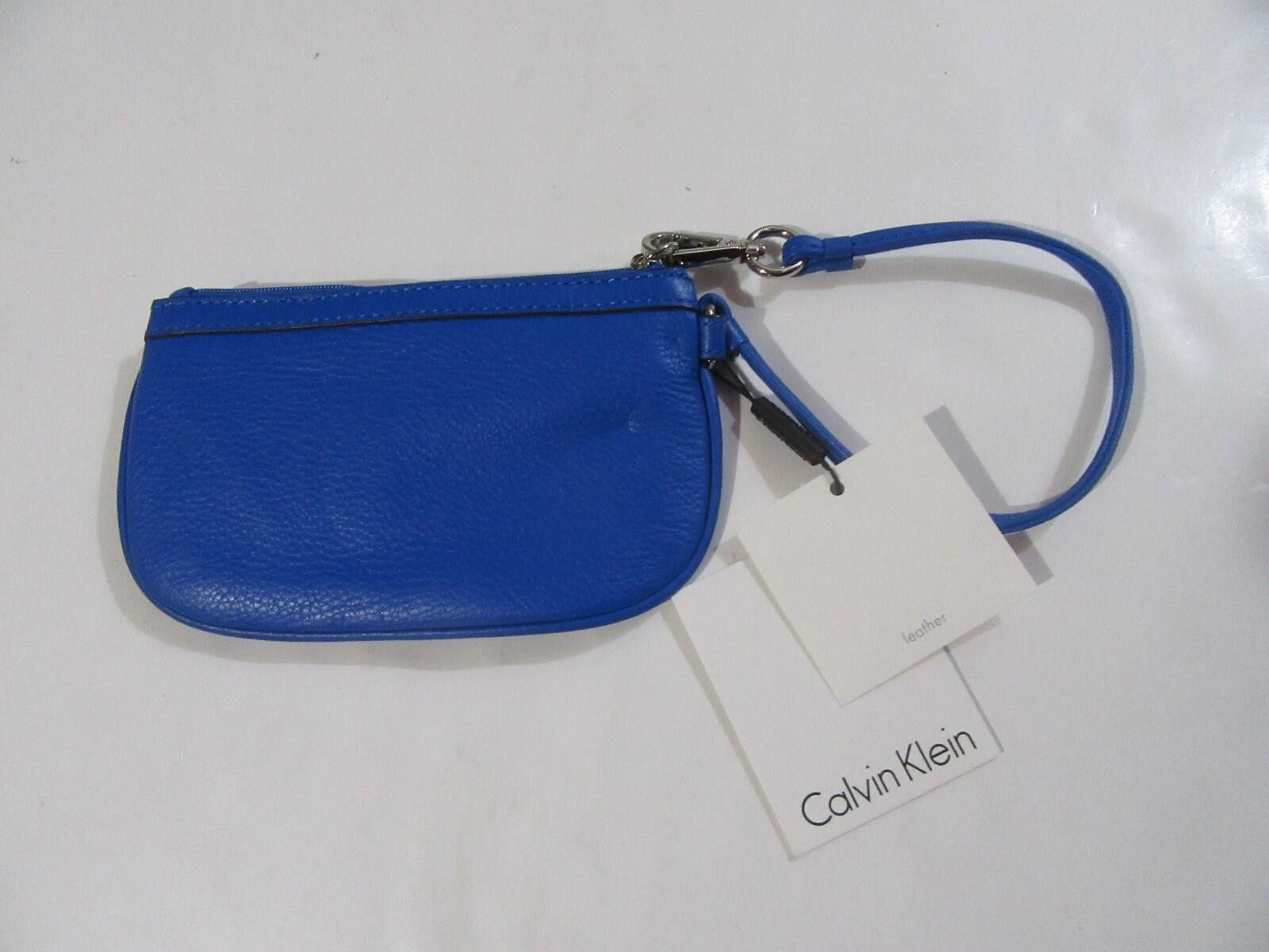 Calvin Klein Calvin Klein Leather Wristlet Wallet Clutch Cornflower NWT Size ONE SIZE - 3 Thumbnail