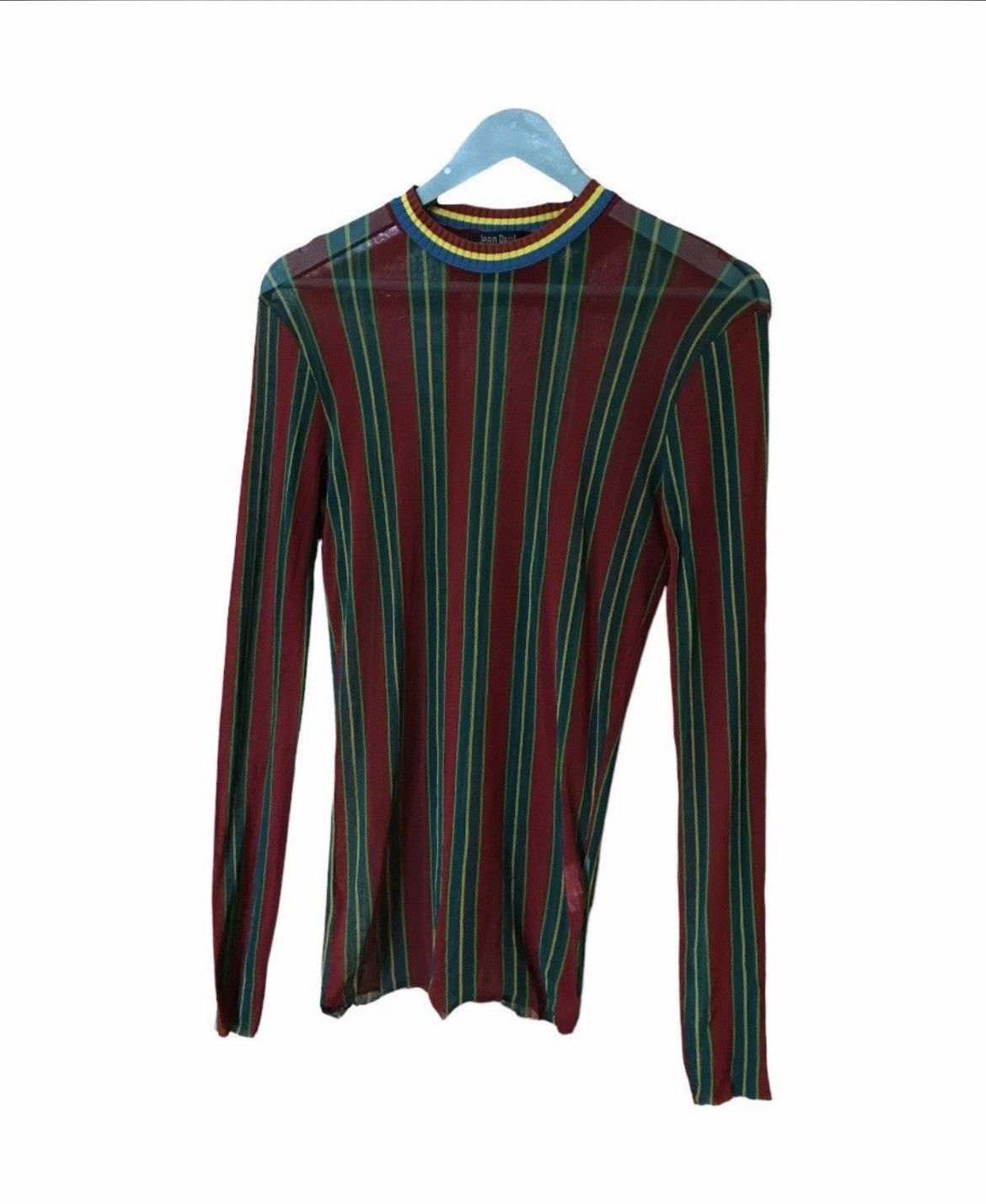 Jean Paul Gaultier Jean Paul Gaultier Maille Mesh Striped Down Size M / US 6-8 / IT 42-44 - 2 Thumbnail