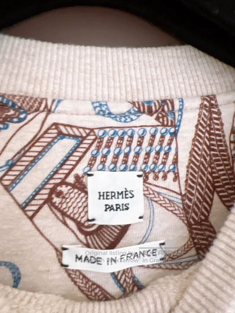 Hermes Hermes Left Aifu and Dragon Knight Printed Sweatshirt Size XS / US 0-2 / IT 36-38 - 7 Thumbnail