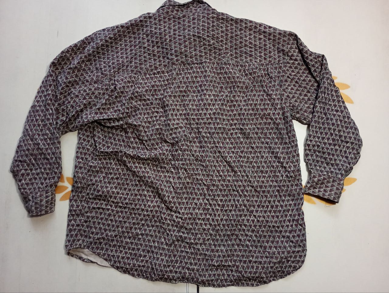 Vintage Rinnoyato 100% Silk Shirt Vintage 90's Size US XL / EU 56 / 4 - 3 Thumbnail