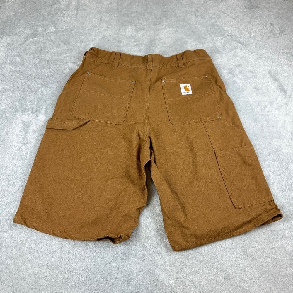 Carhartt Carhartt Rework Double Knee Tan Shorts Men's Size 34 W REFE Size US 34 / EU 50 - 8 Thumbnail
